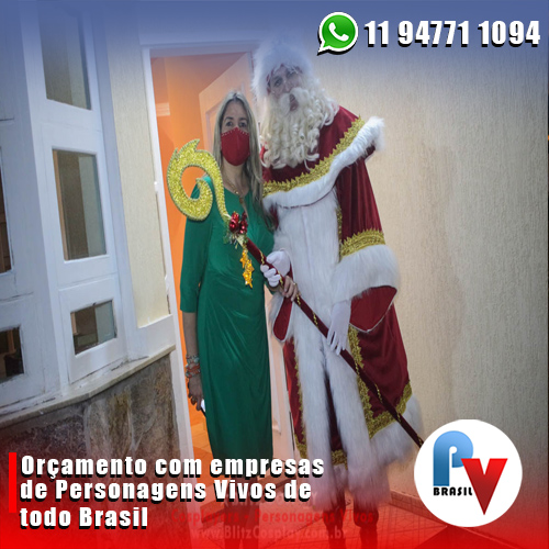 Personagem Vivo do Papai Noel Personagem Vivo do Papai Noel